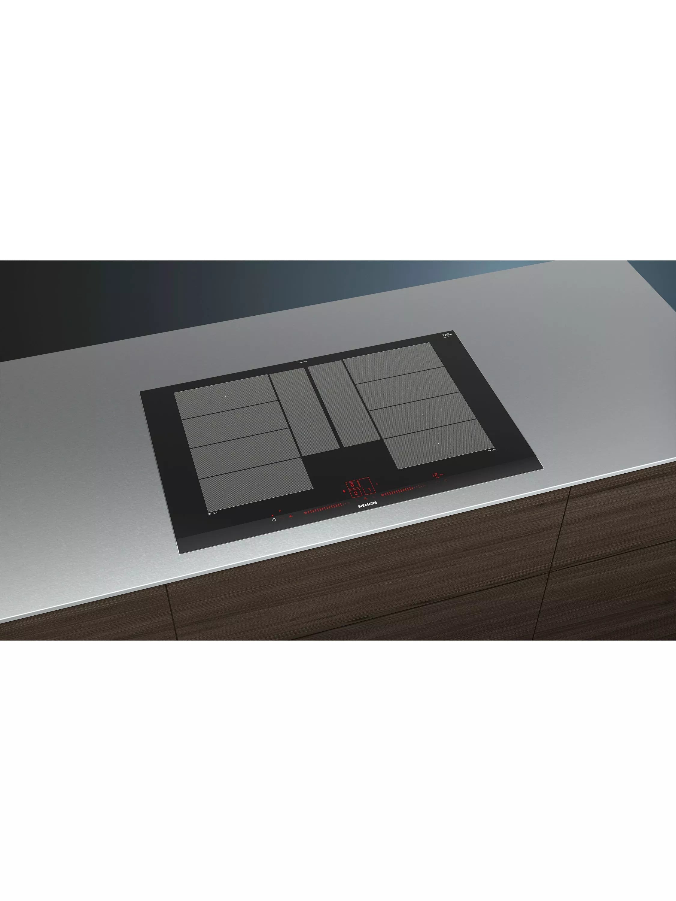 Siemens iQ700 flexInduction Plus black induction hob 80cm - British product