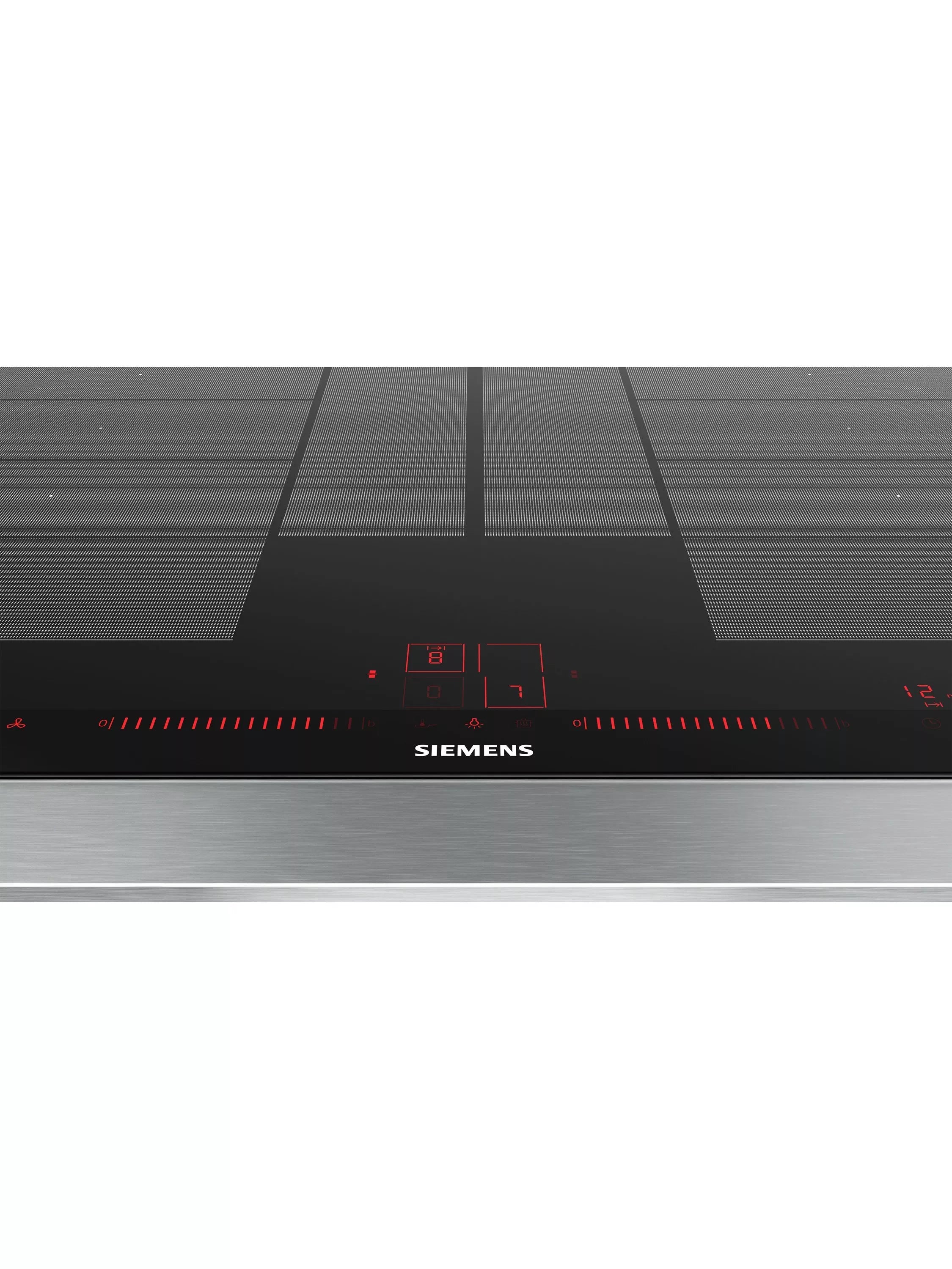 Siemens iQ700 flexInduction Plus black induction hob 80cm - British product