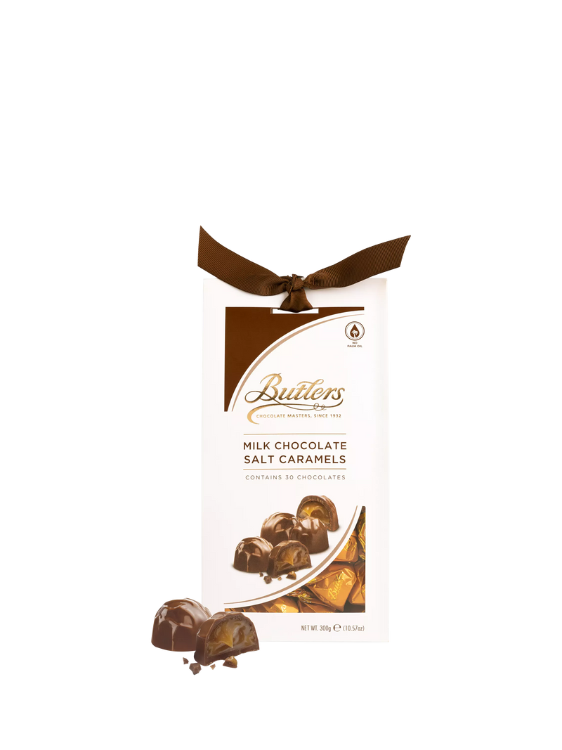 Butlers salt caramel milk chocolates 300g gift box (British brand)