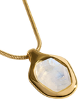Monica Vinader moonstone necklace gold vermeil, UK version