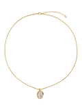 Monica Vinader moonstone necklace gold vermeil, UK version