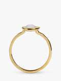 Monica Vinader moonstone gemstone gold ring - British product