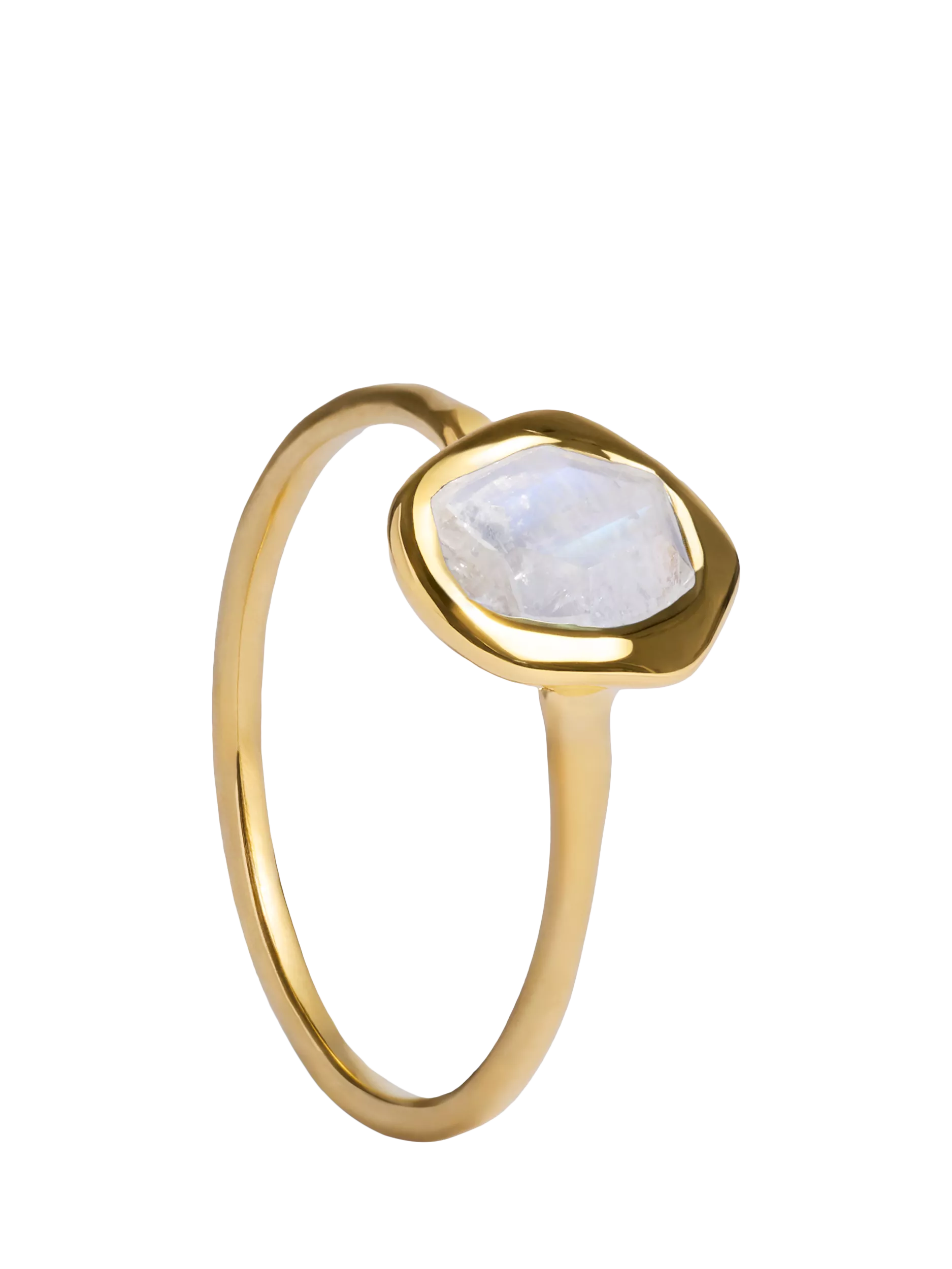 Monica Vinader Moonstone Gemstone Ring Gold