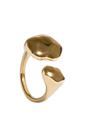 Monica Vinader Odyssey Open Ring, Gold Vermeil Wrap Ring