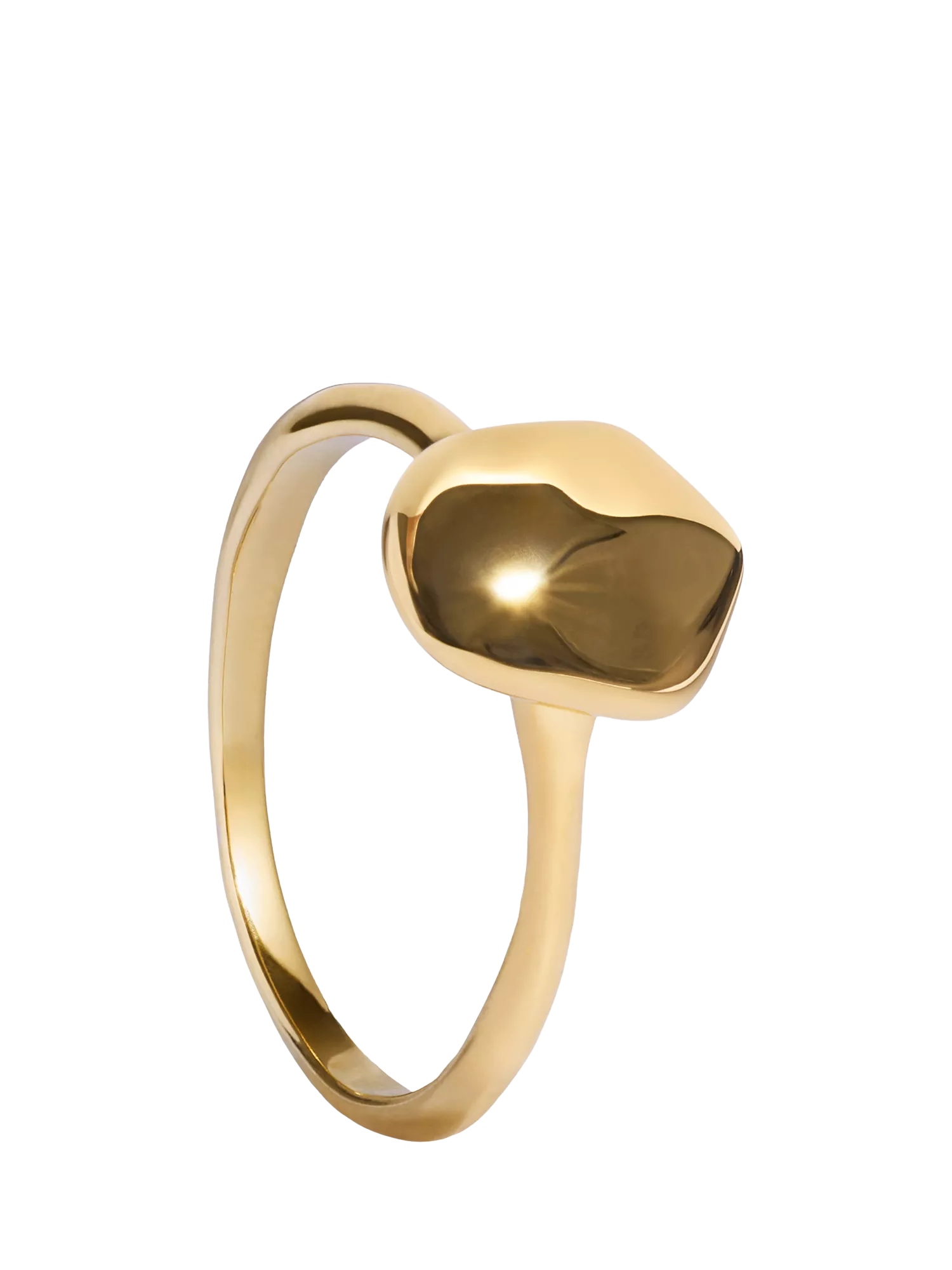 Monica Vinader Odyssey stacking ring gold vermeil, imported from the UK