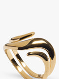 Monica Vinader swirl wrap ring gold - British product
