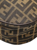 Fendi FF Zucca canvas shoulder bag brown, imported from the UK