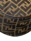 Fendi FF Zucca canvas shoulder bag brown, imported from the UK
