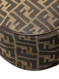 Fendi FF Zucca canvas shoulder bag brown, imported from the UK