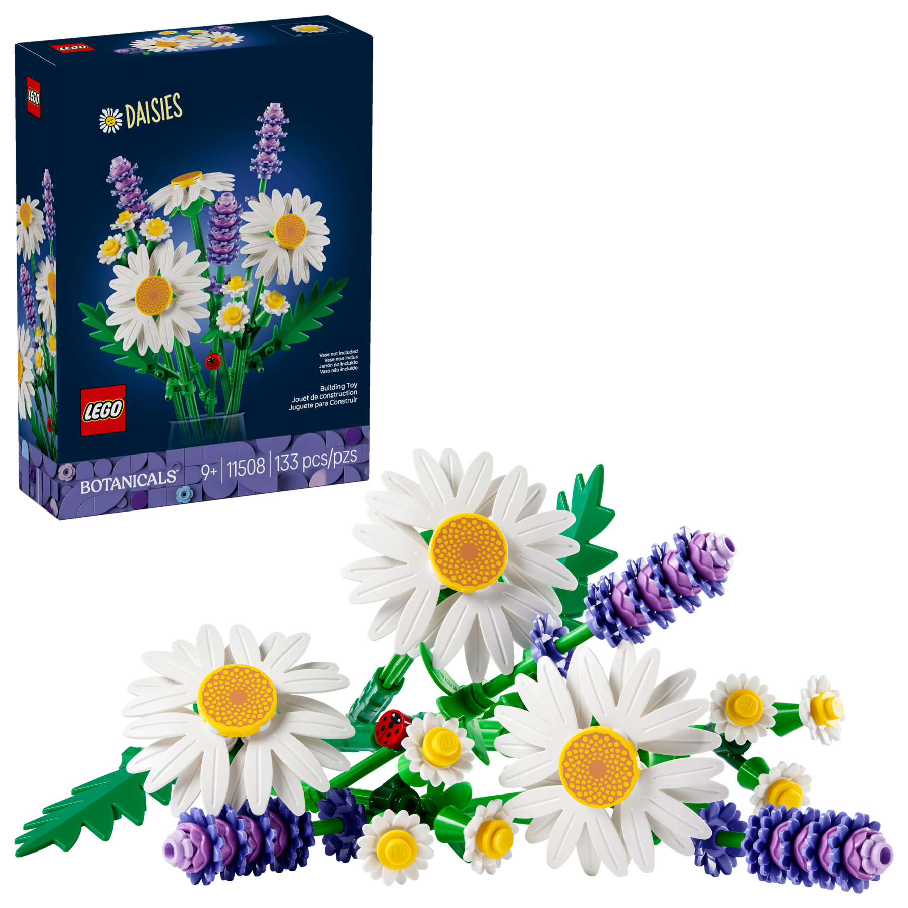 LEGO Botanicals Daisies building set 133 pieces - British product