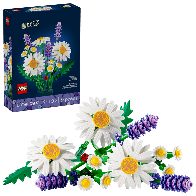 LEGO Botanicals Daisies building set 133 pieces - British product