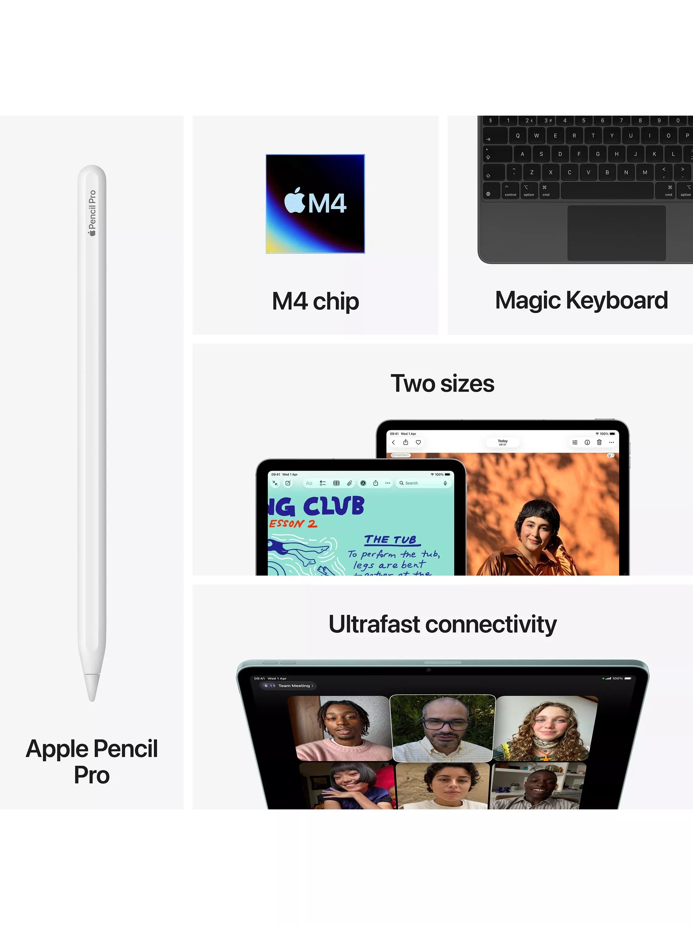 Apple iPad Air 13-inch M4 chip 256GB, imported from the UK
