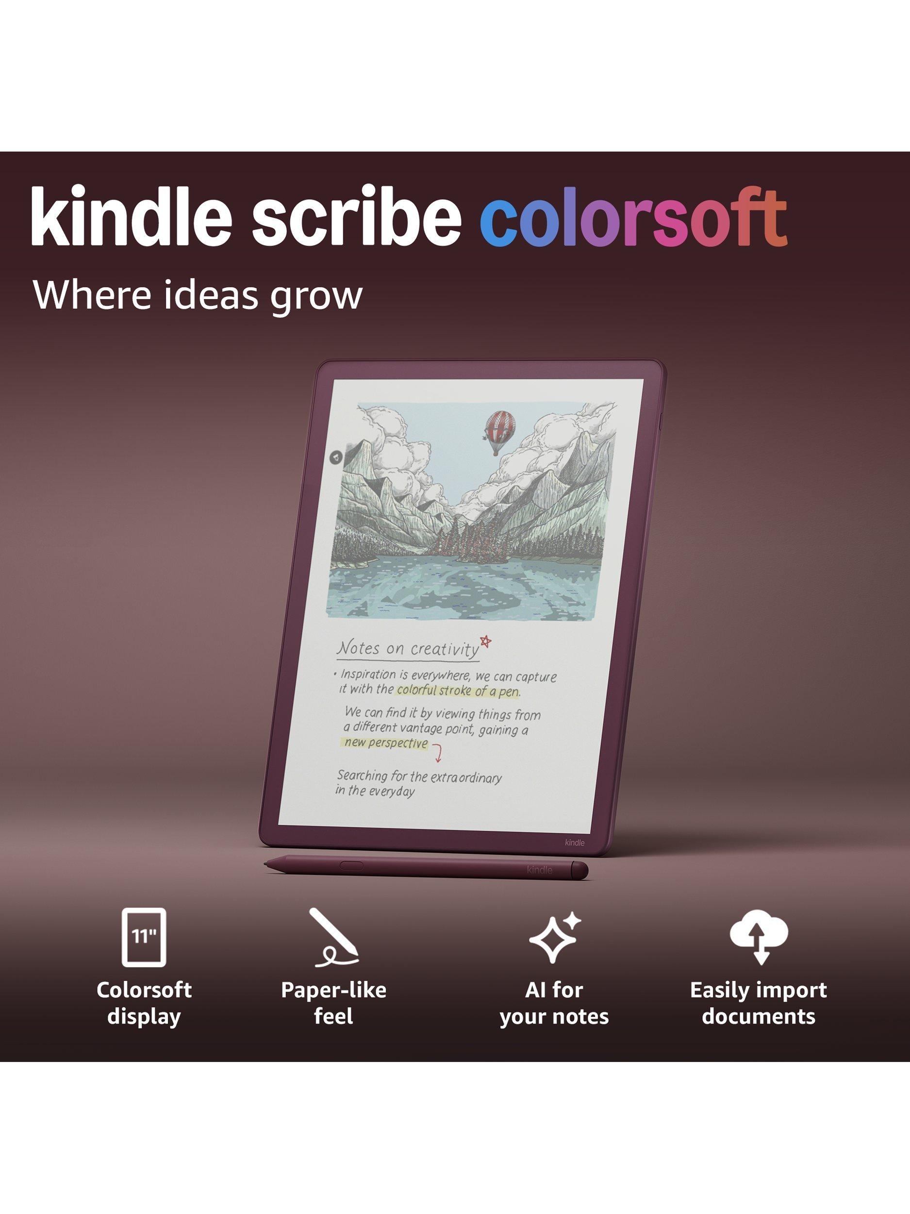 Amazon Kindle Scribe Colorsoft 64GB Fig eReader - British product