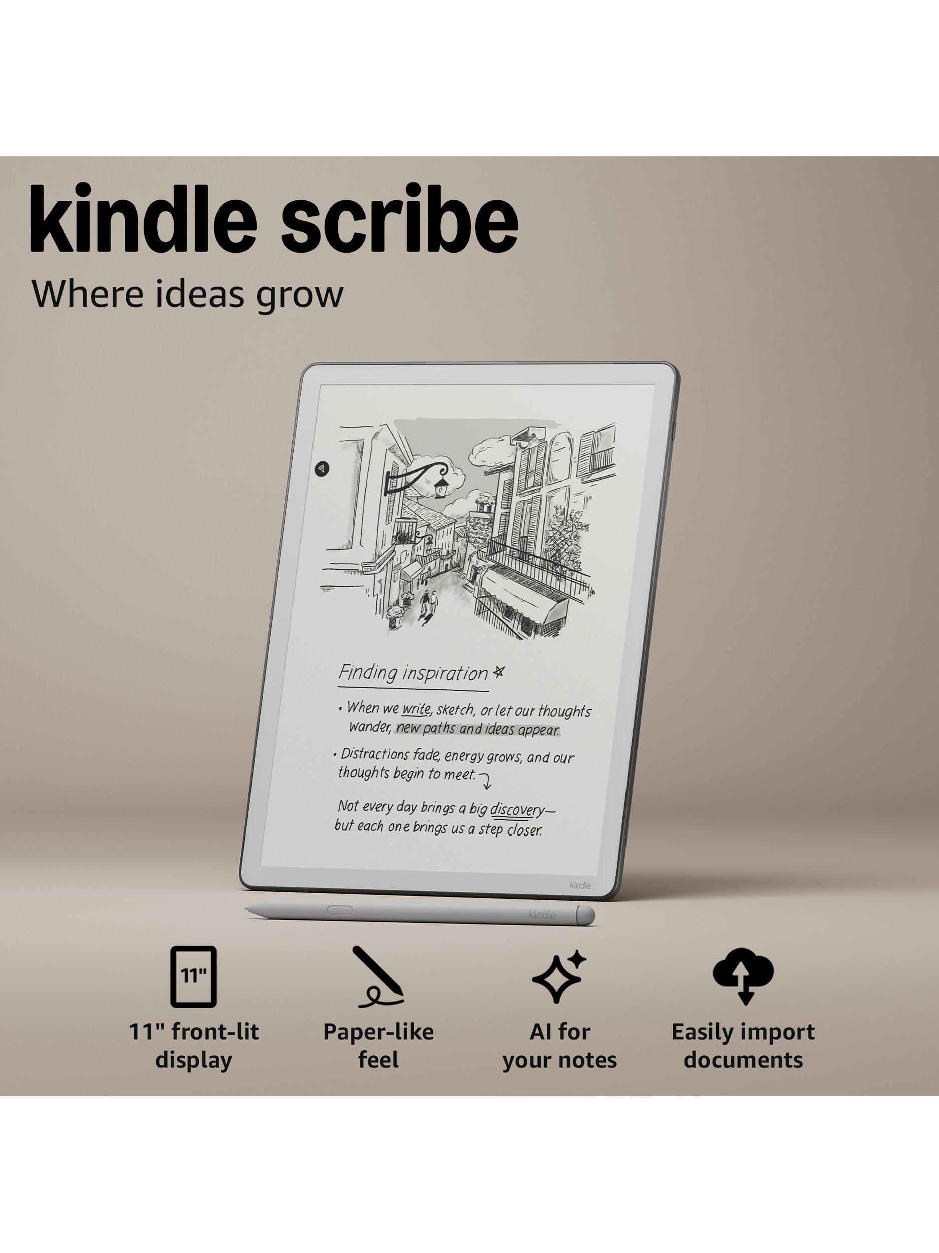 Amazon Kindle Scribe 11 inch 64GB eReader with Premium Pen, UK version