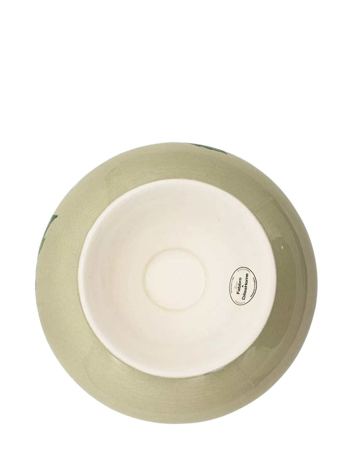 BlissHome earthenware footed bowl Hydrangea design 32.5cm, UK version