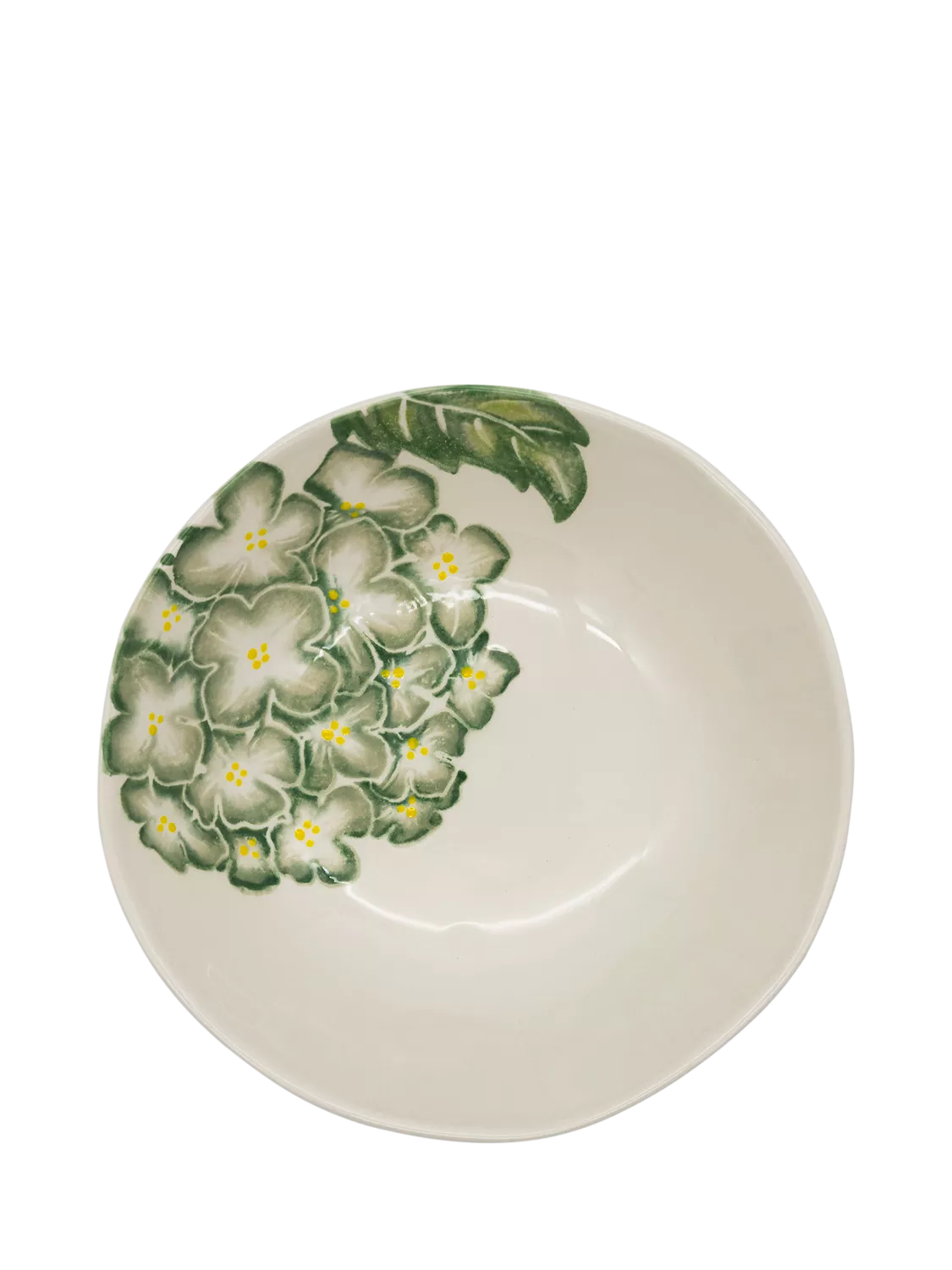 BlissHome earthenware supper bowl hydrangea design 20cm - British product