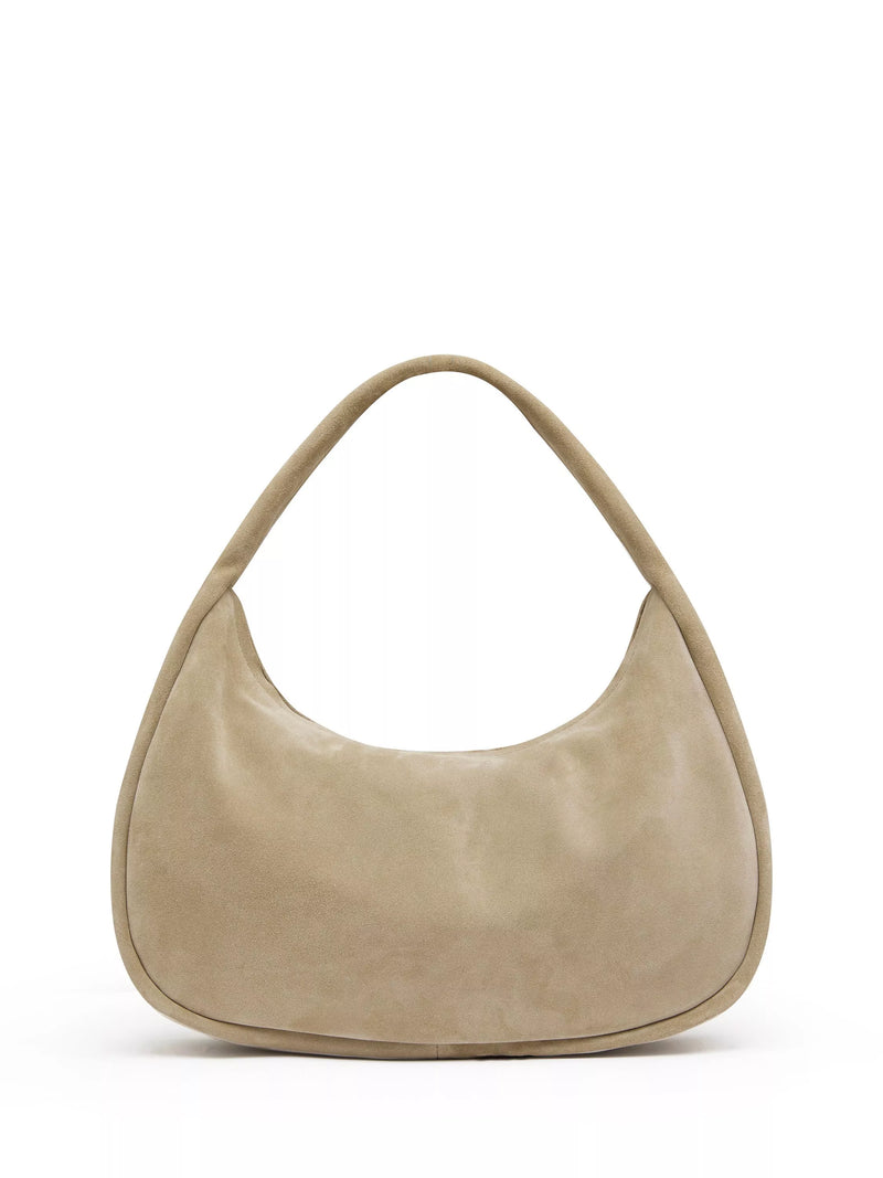St. Agni suede Bon Bon bag in Rock (British brand)