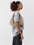 St. Agni suede Bon Bon bag in Rock (British brand)