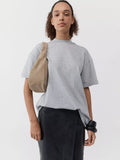St. Agni suede Bon Bon bag in Rock (British brand)