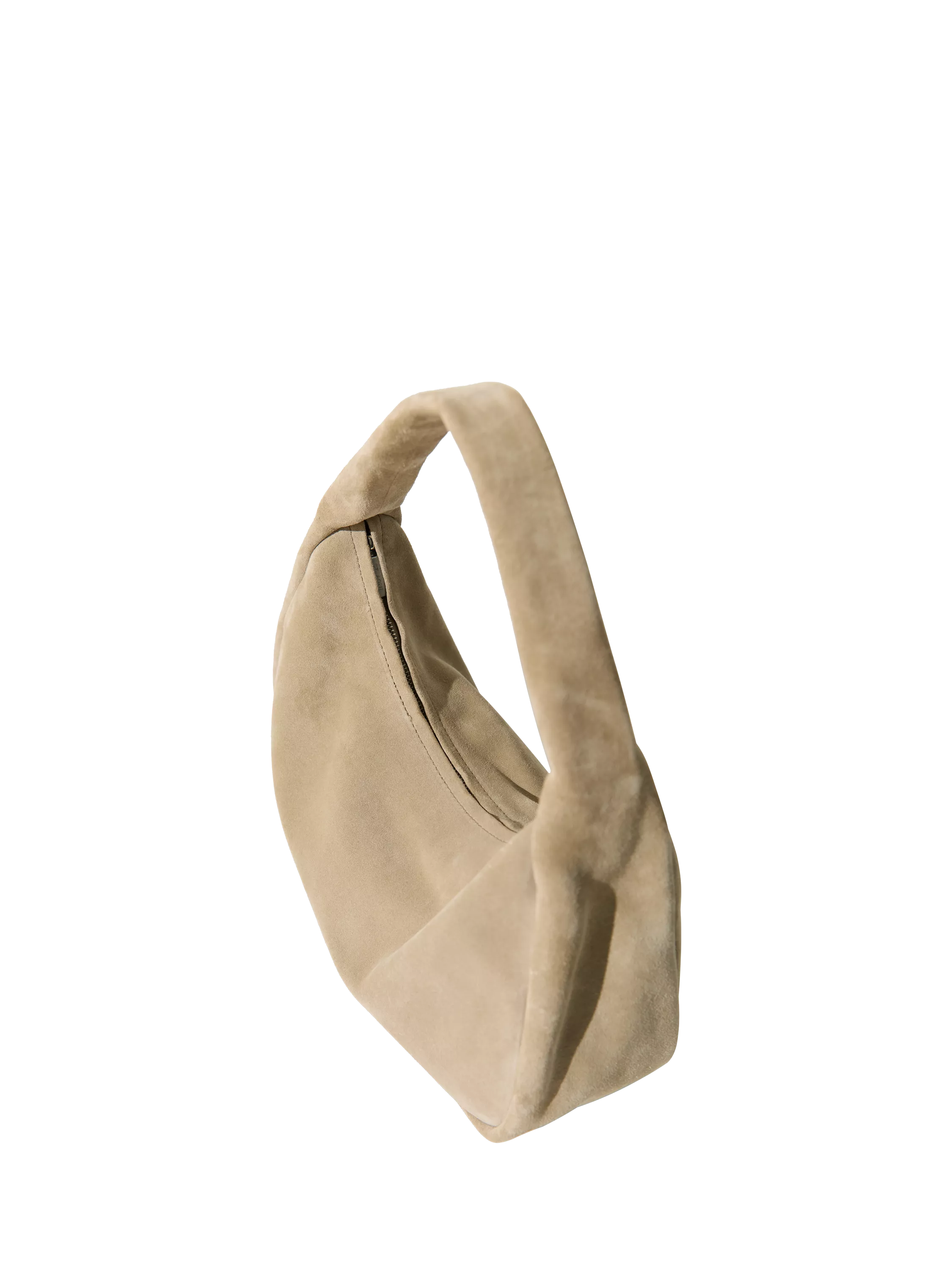St. Agni suede Bon Bon bag in Rock (British brand)