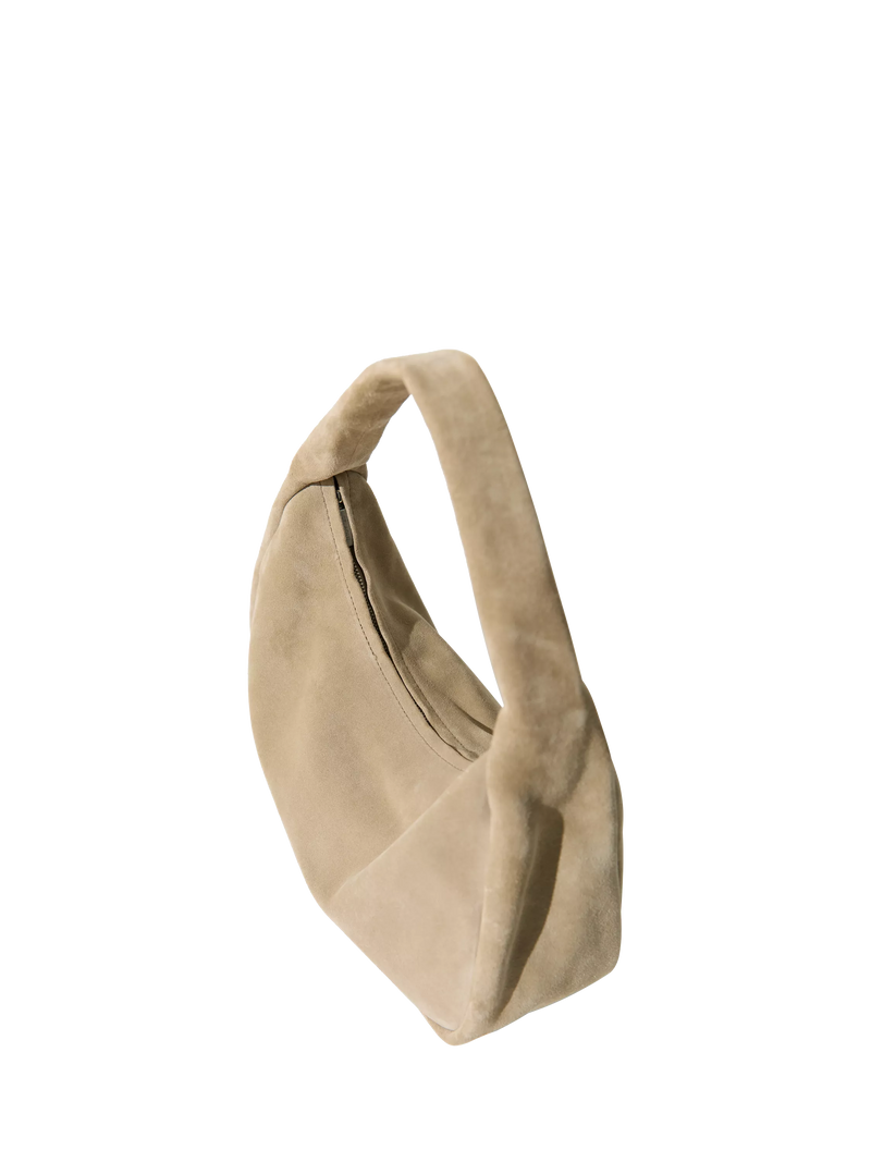 St. Agni suede Bon Bon bag in Rock (British brand)