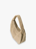 St. Agni suede Bon Bon bag in Rock (British brand)