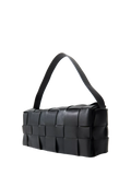 St. Agni woven envelope slim tote bag black (British brand)