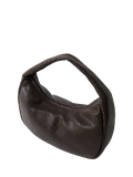 St. Agni woven large bon bon shoulder bag in coffee - British product