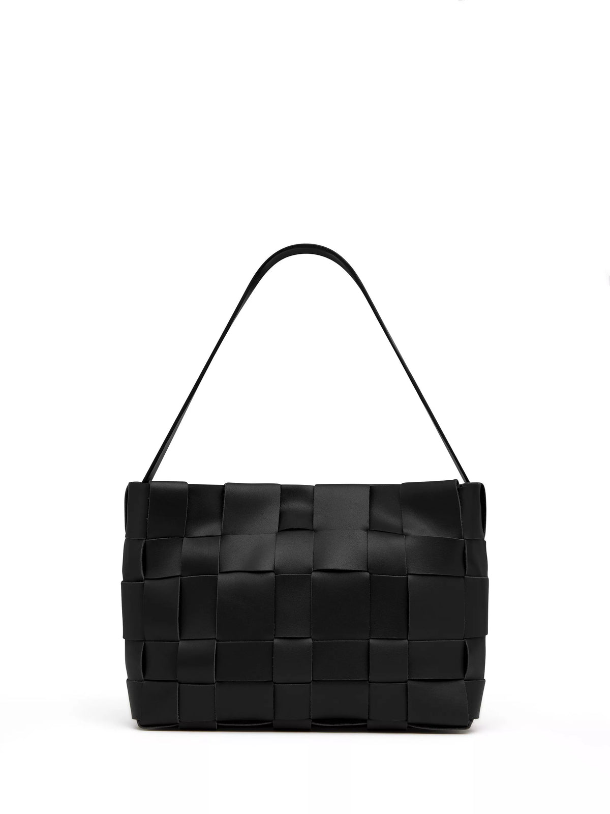 St. Agni mini leather tote bag black (British brand)