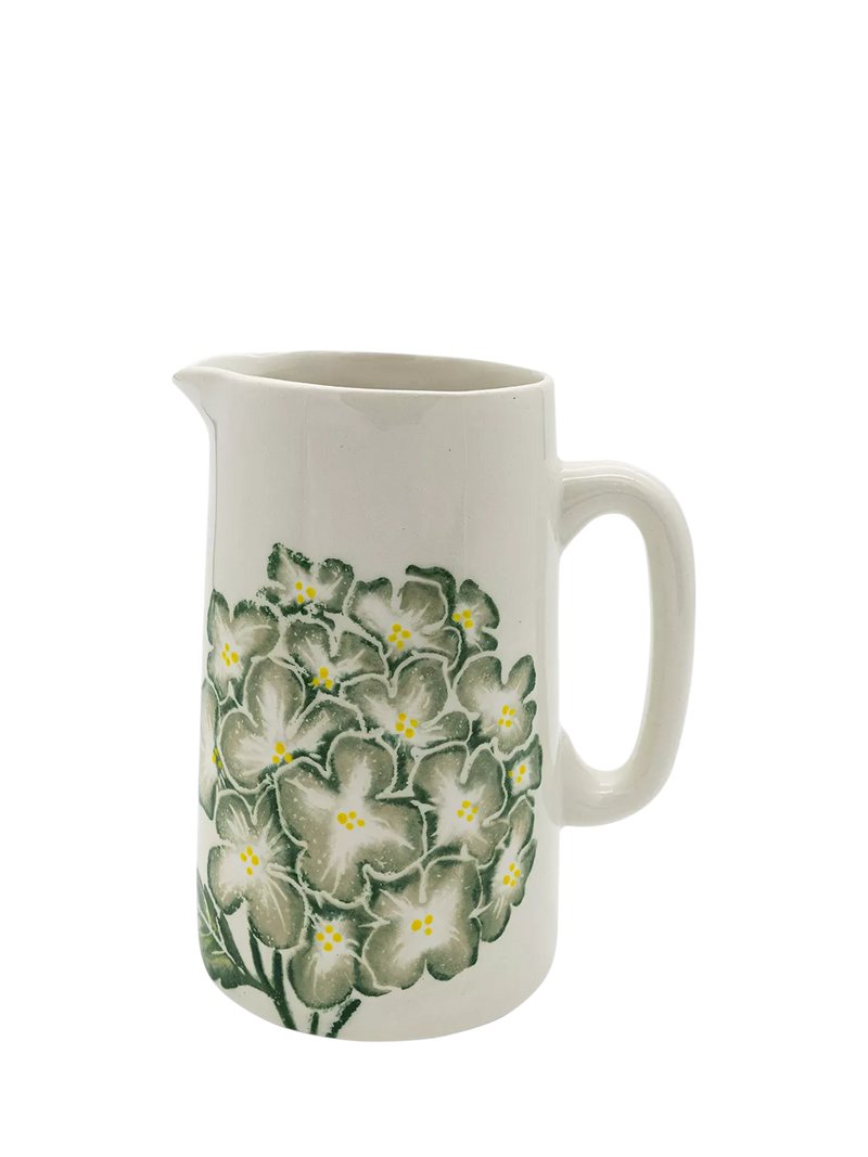 BlissHome Hydrangea earthenware medium jug 1.5L, UK version