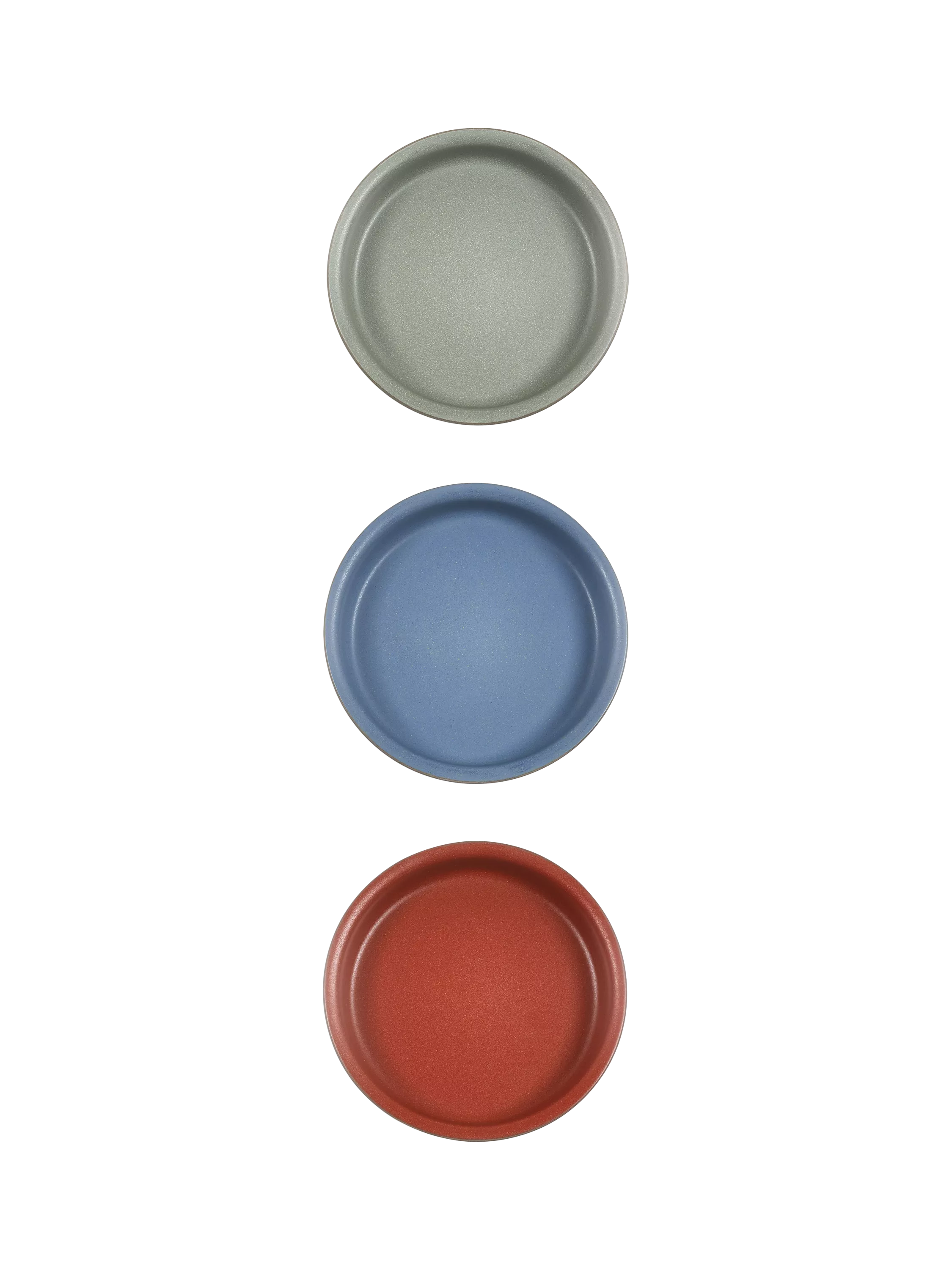 PurerHome stoneware nibbles bowls set of 3 multi (British brand)