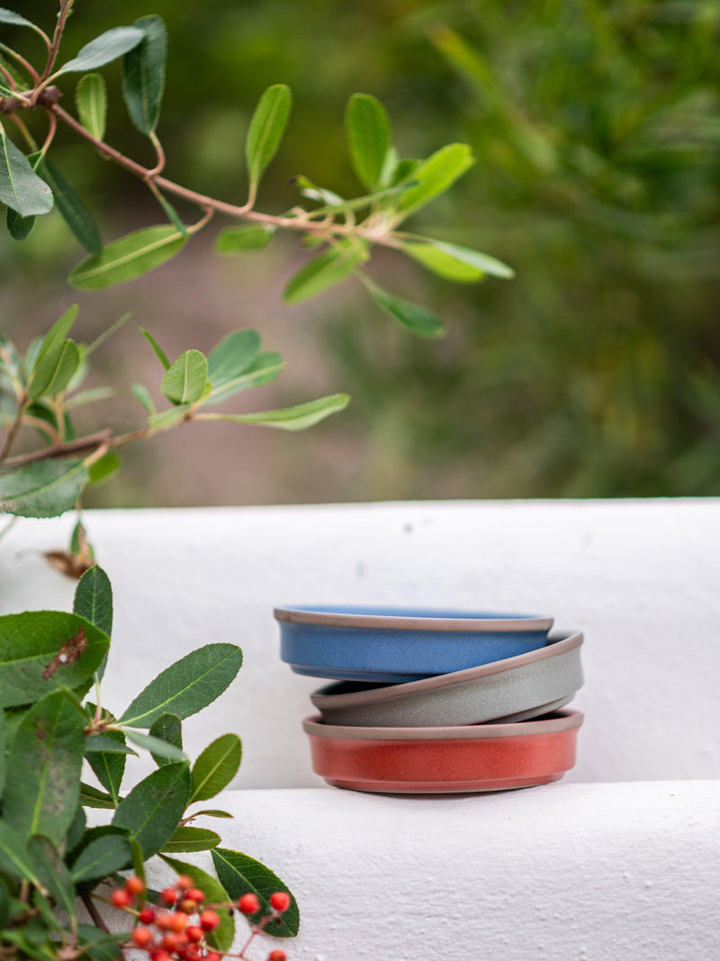 PurerHome stoneware nibbles bowls set of 3 multi (British brand)