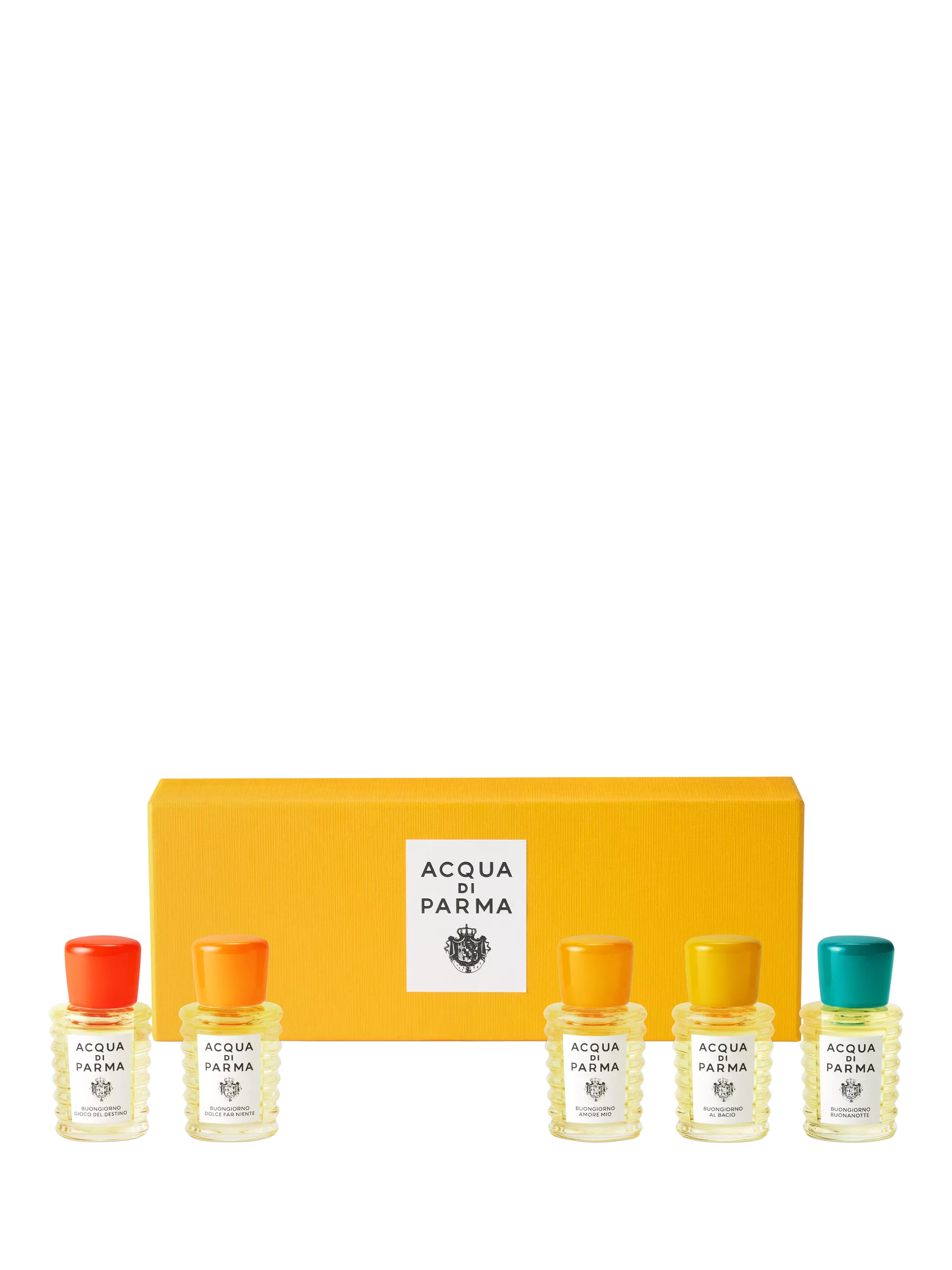 Acqua di Parma Buongiorno Collection set 5x10ml, imported from the UK