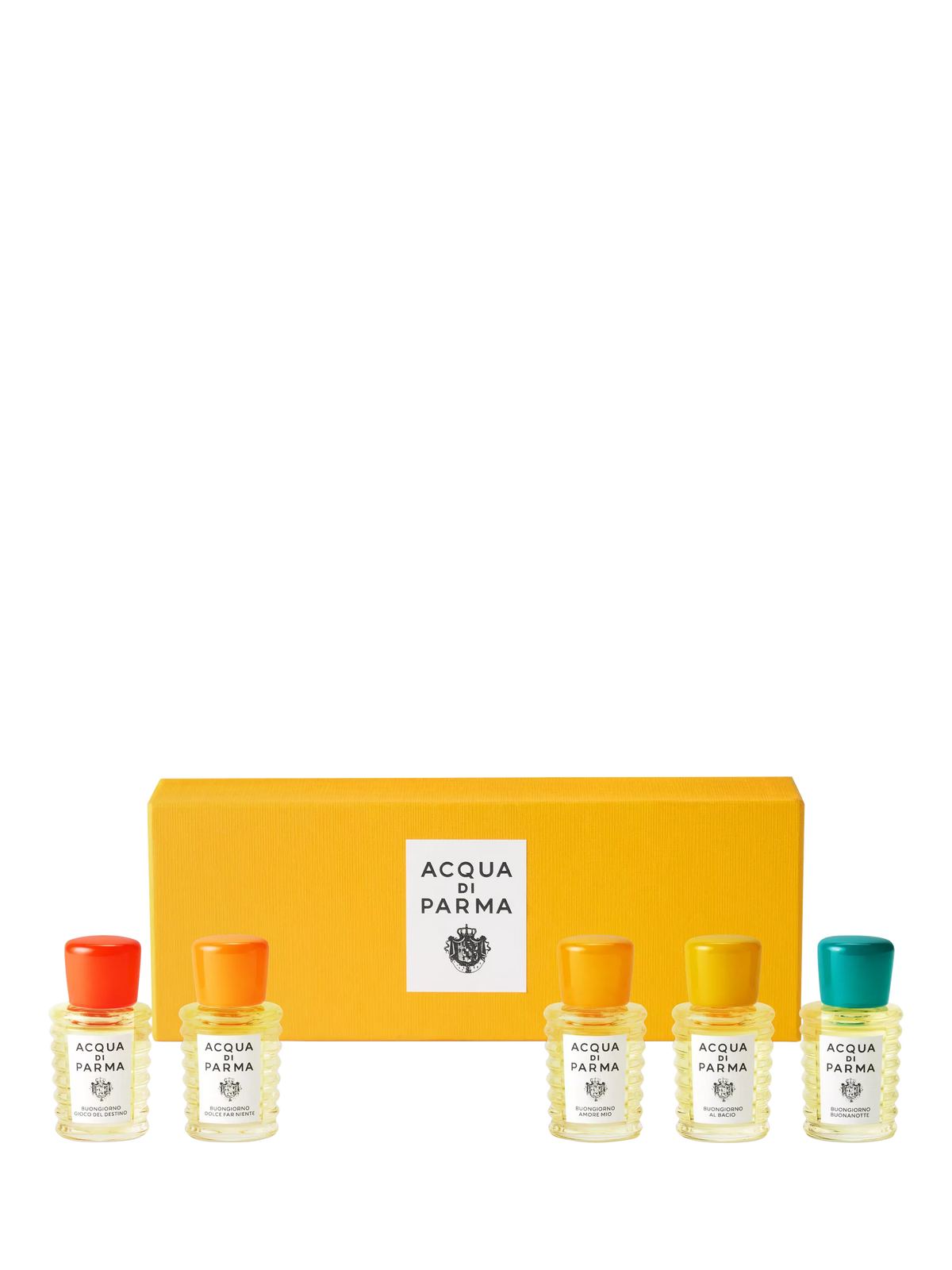 Acqua di Parma Buongiorno Collection set 5x10ml, imported from the UK