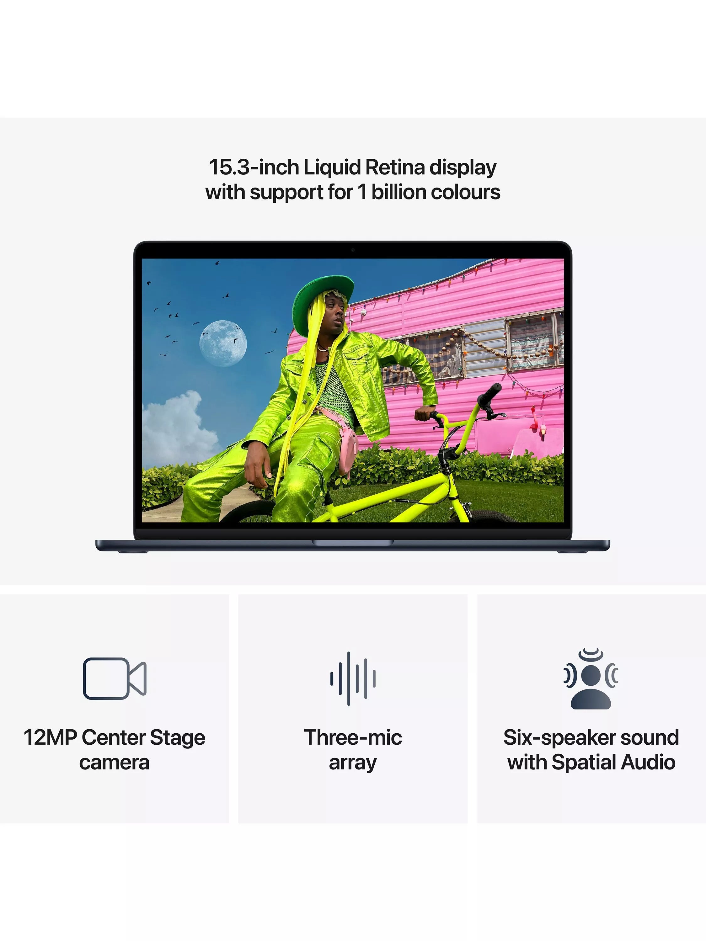 Apple MacBook Air M5 15.3 laptop 512GB, imported from the UK