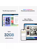 Apple MacBook Air M5 15.3 laptop 512GB, imported from the UK