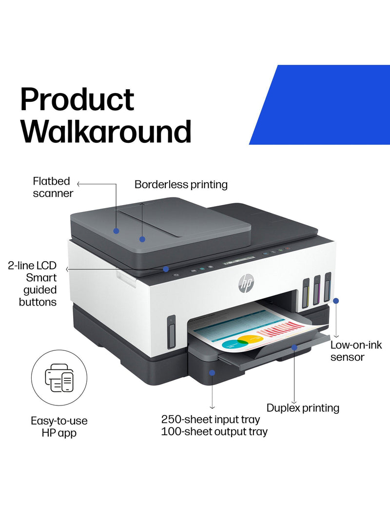HP Smart Tank 7308 ink tank all-in-one printer Basalt, UK version