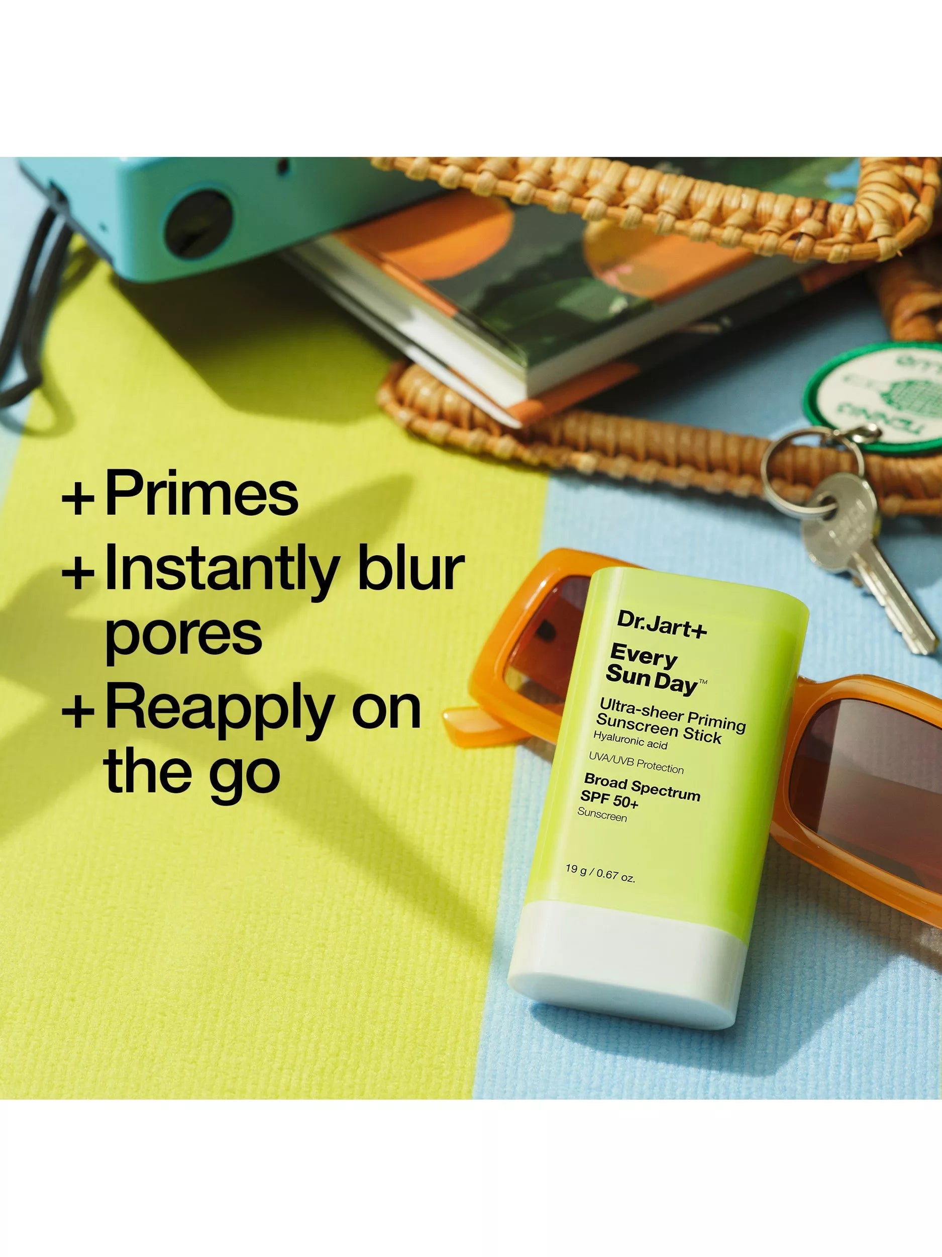 Dr.Jart+ ultra-sheer priming sunscreen stick 19g - British product