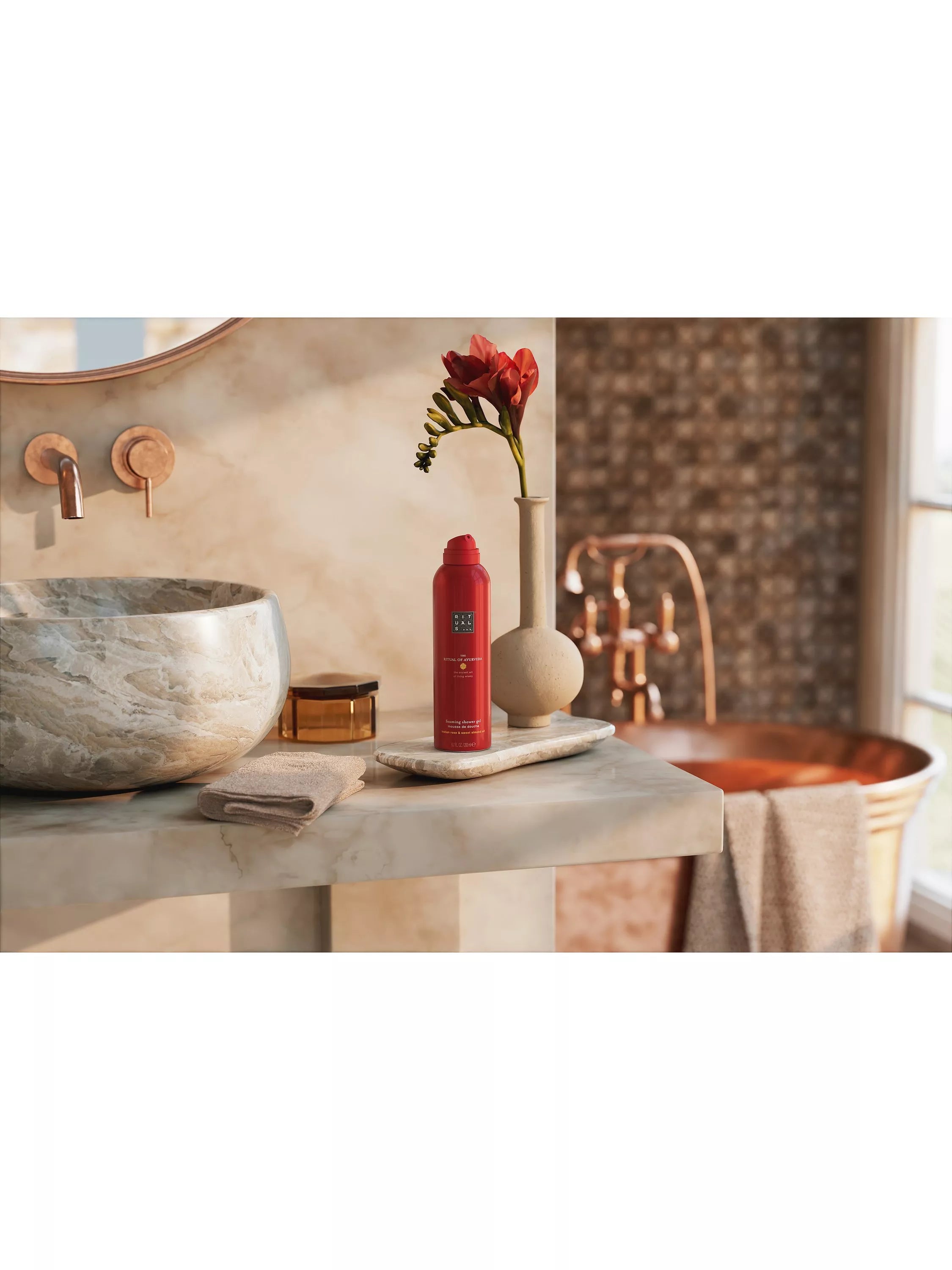 Rituals Ayurveda foaming shower gel 200ml, imported from the UK