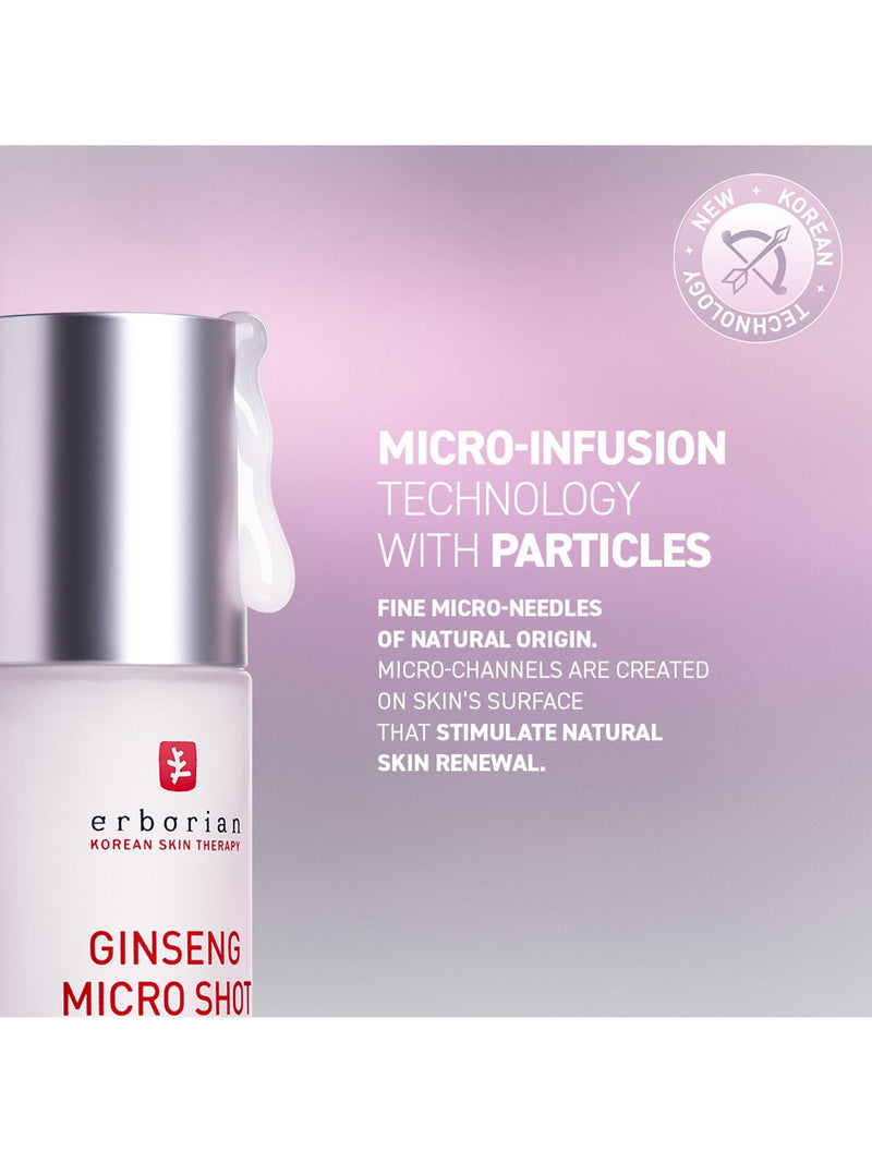 Erborian Ginseng Micro Shot Starter 0.1% Serum 10ml, imported from the UK