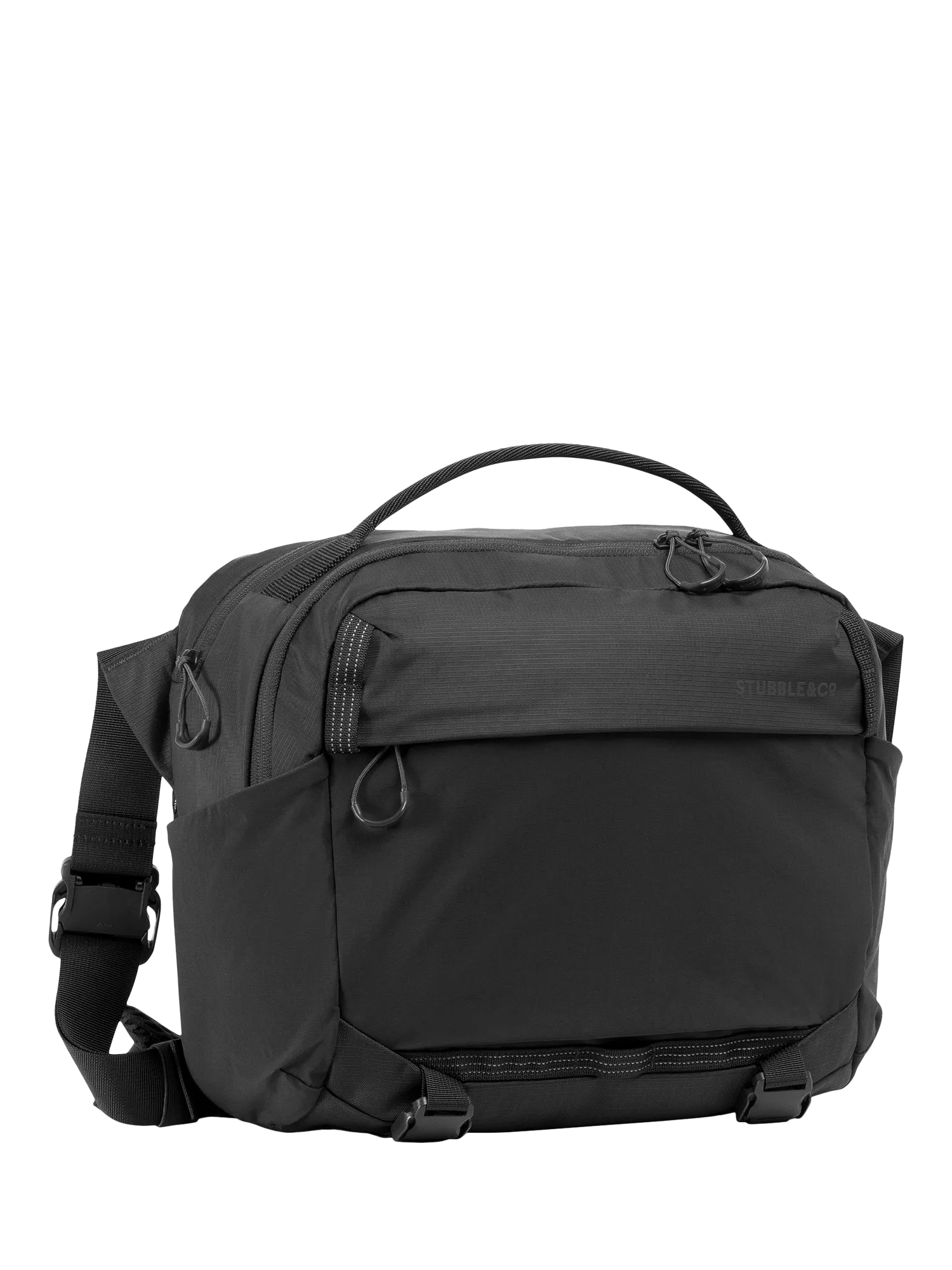Stubble & Co Motion Sling crossbody bag charcoal 15L (British brand)