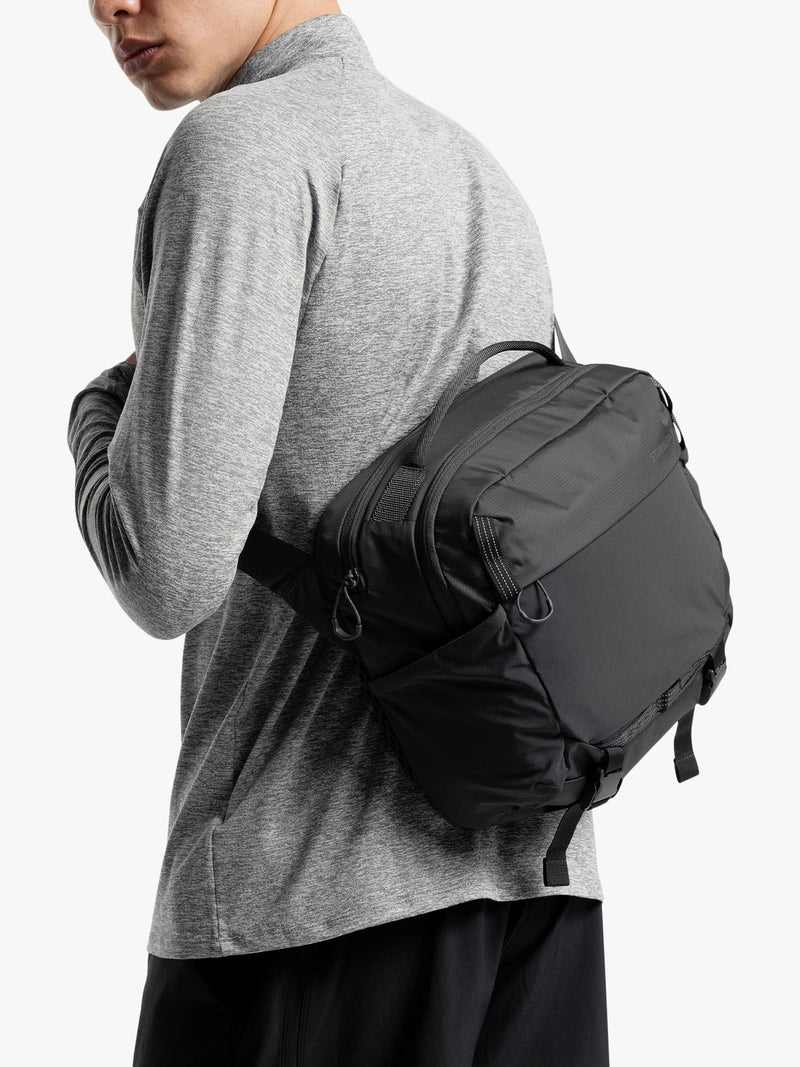 Stubble & Co Motion Sling crossbody bag charcoal 15L (British brand)