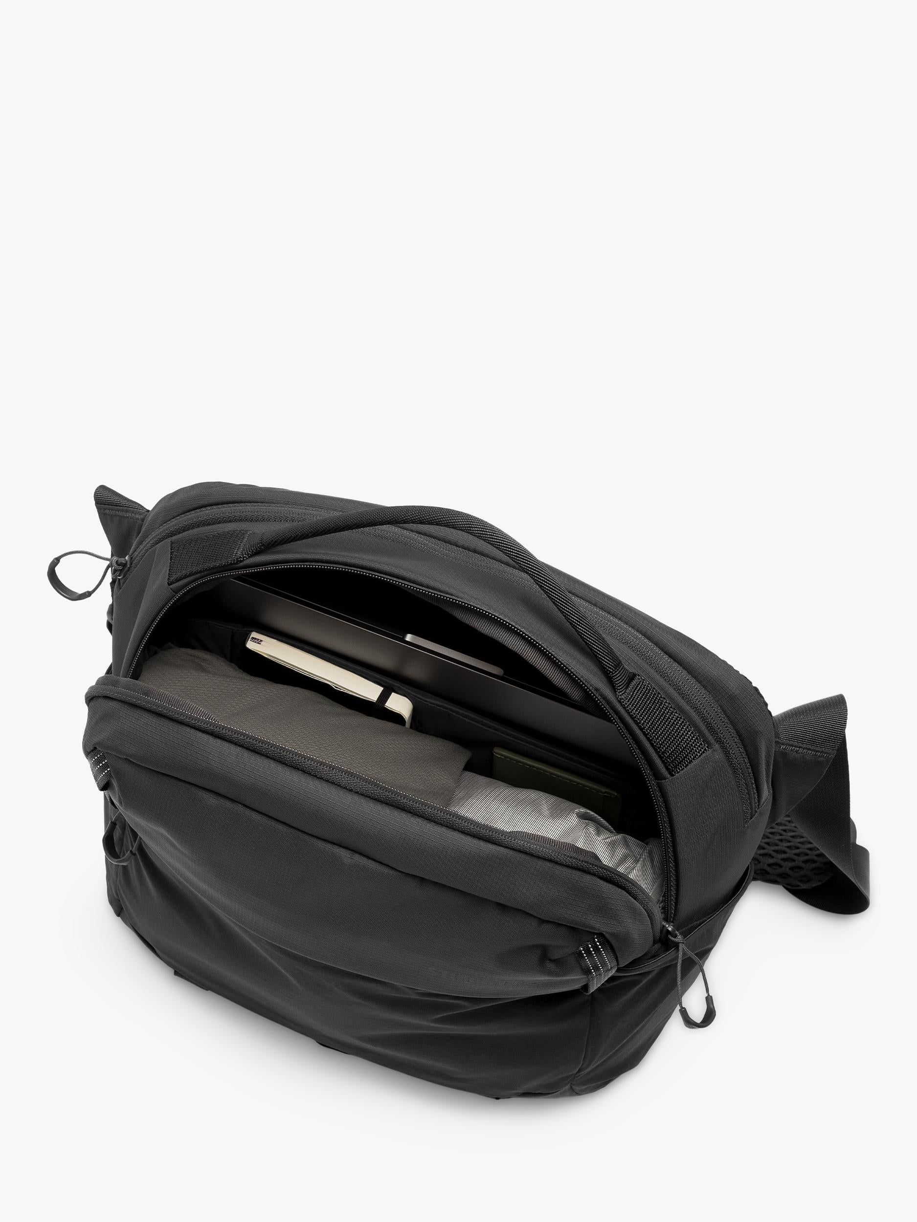 Stubble & Co Motion Sling crossbody bag charcoal 15L (British brand)
