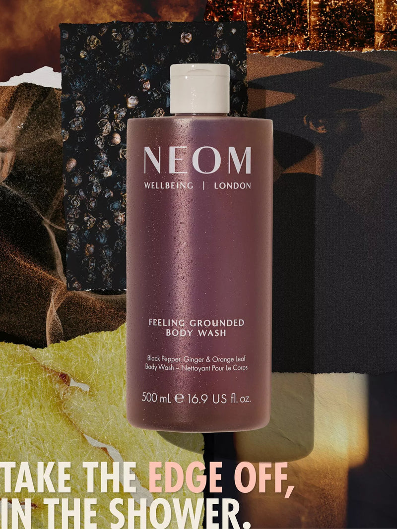 NEOM Wellbeing London Feeling Grounded body wash 500ml, UK version