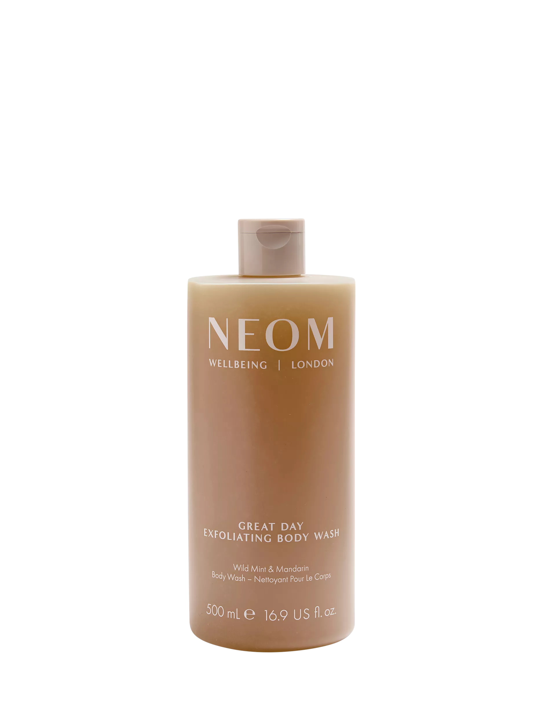 NEOM Great Day Exfoliating Body Wash 500ml, UK version