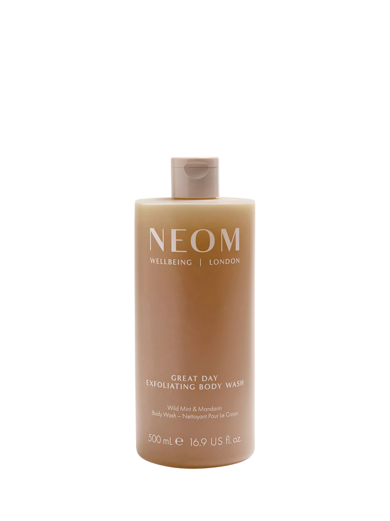 NEOM Great Day Exfoliating Body Wash 500ml, UK version