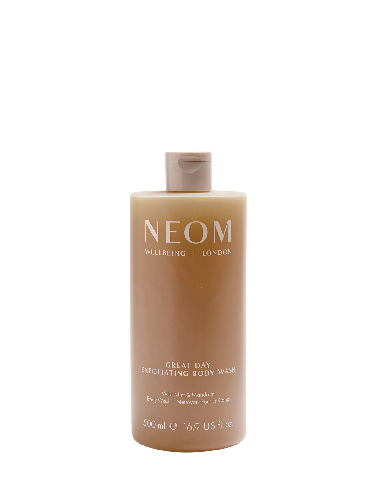 NEOM Great Day Exfoliating Body Wash 500ml, UK version