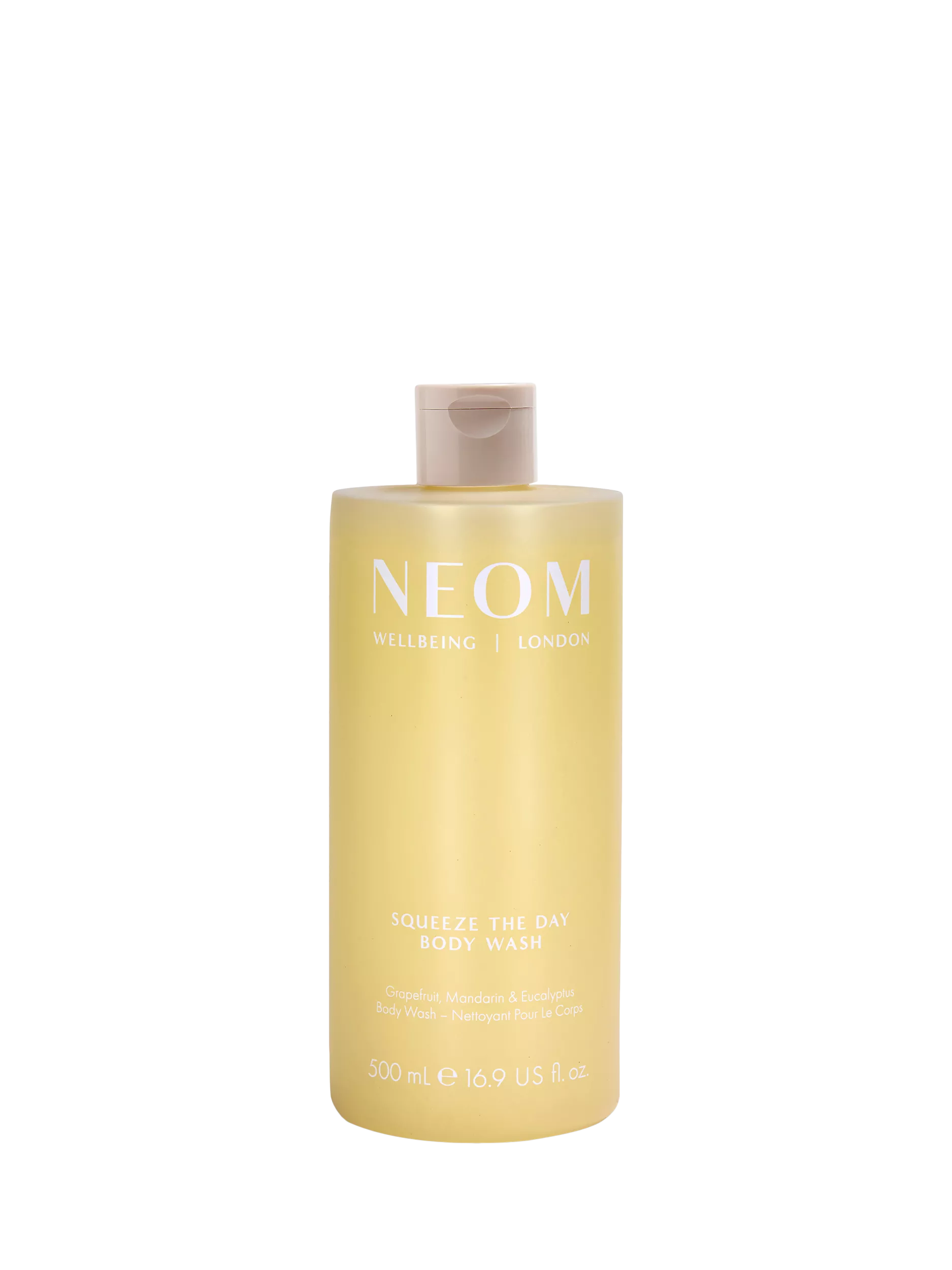 NEOM Squeeze The Day body wash 500ml, imported from the UK
