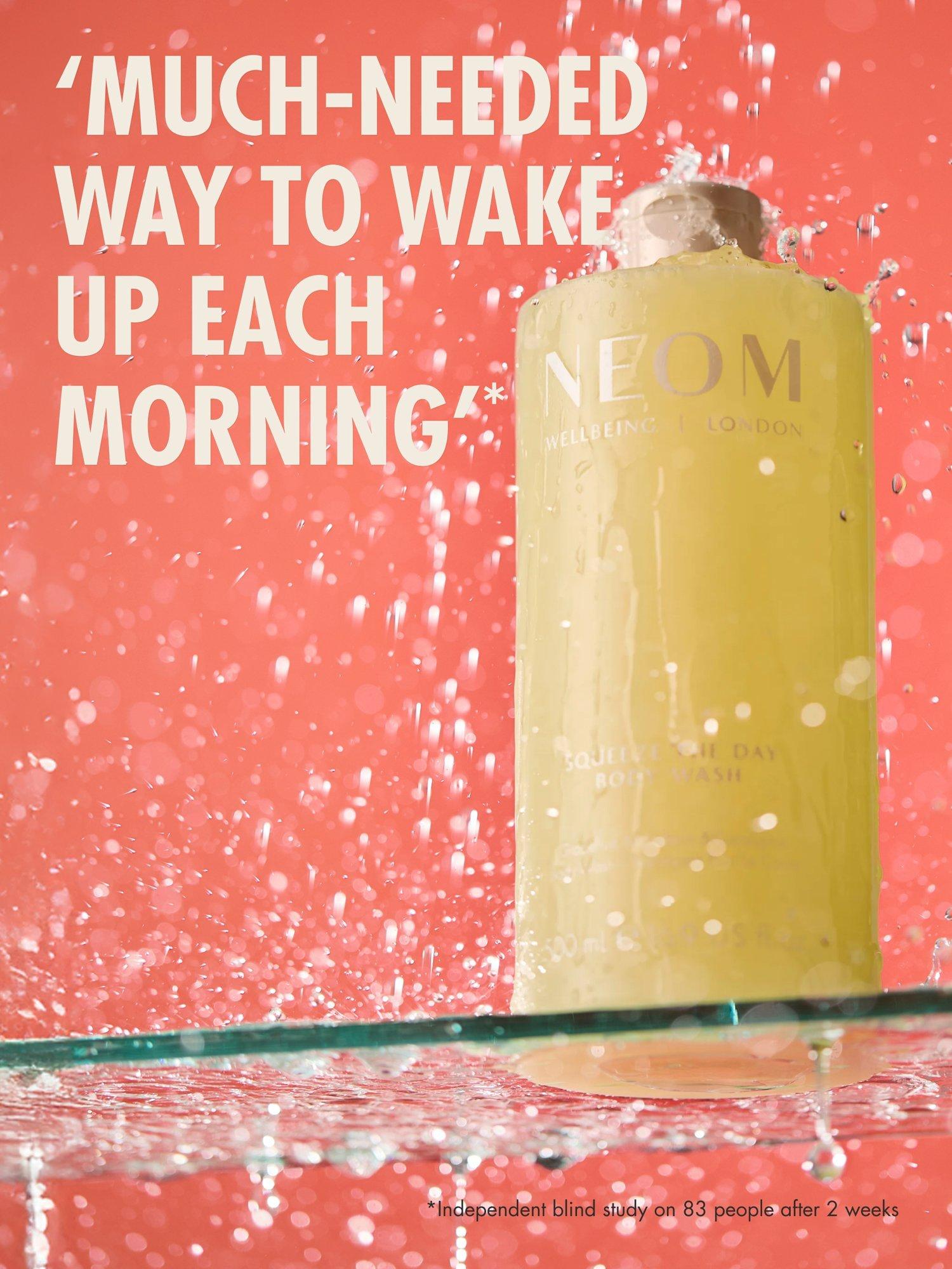 NEOM Squeeze The Day body wash 500ml, imported from the UK