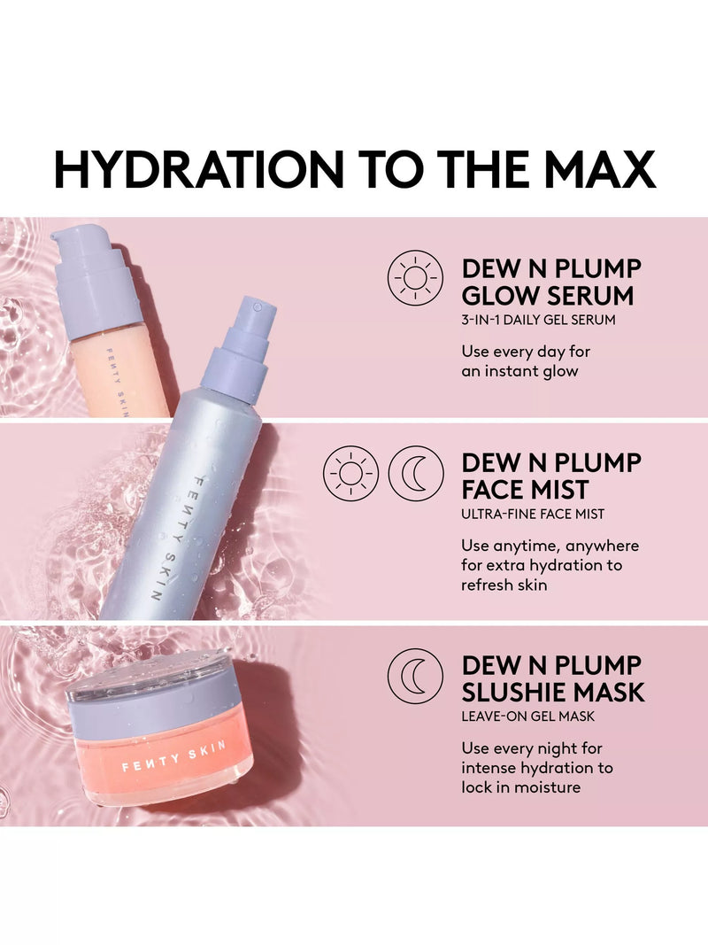 Fenty Beauty face mist Dew N Plump Hydrating Nectar 100ml, imported from the UK